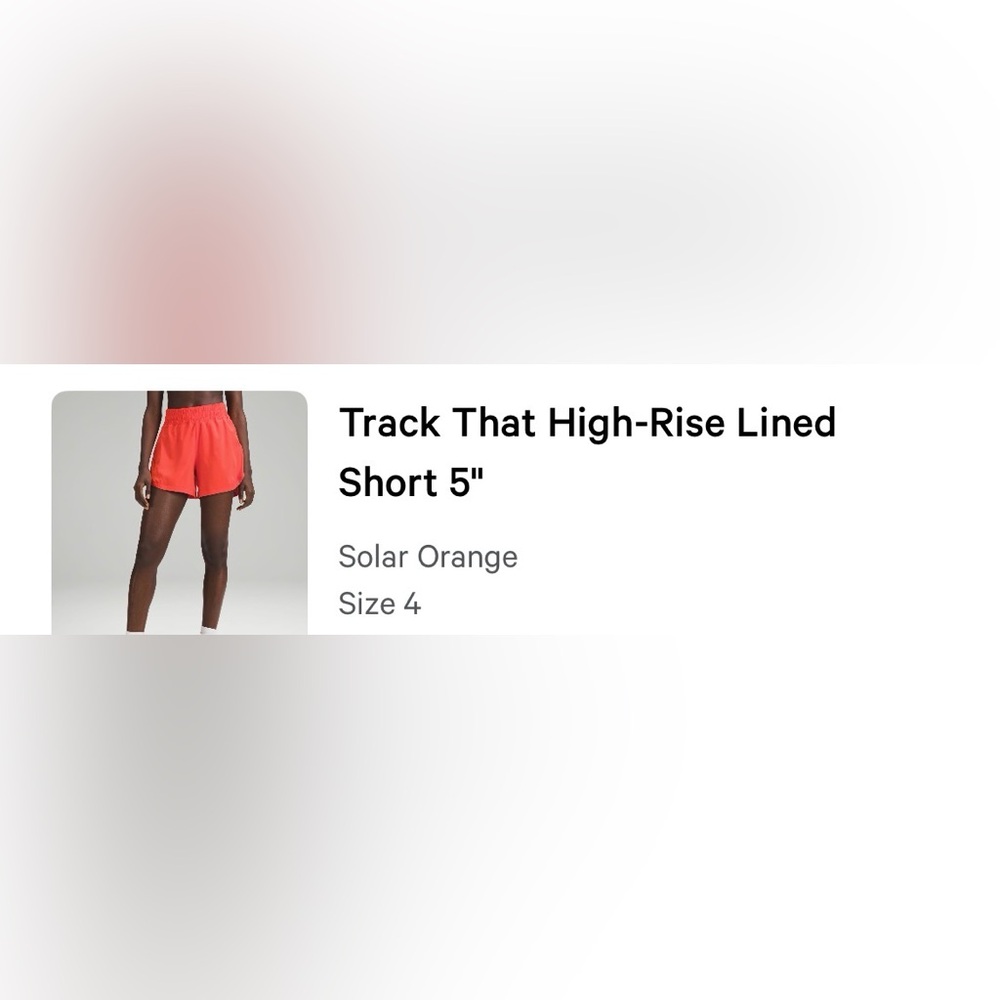 Lululemon track that high rise short